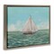 Stupell Industries Green Toned Classic Sailboat Floating Frame By Danielle Murray